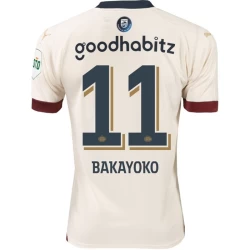PSV Eindhoven Voetbalshirt 2023-24 Bakayoko #11 Uittenue Heren